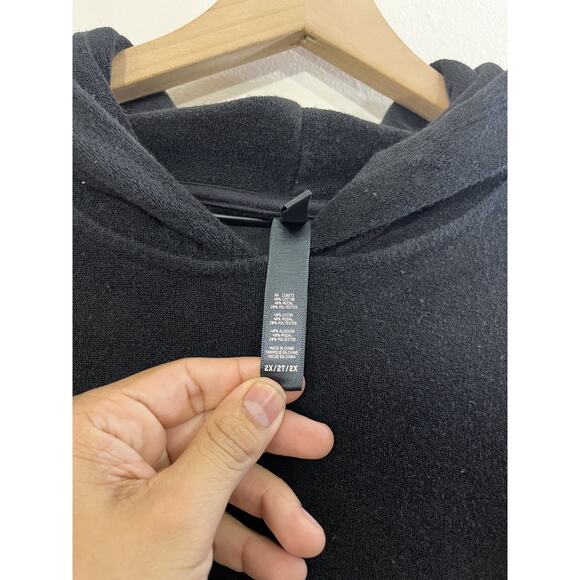 Skims Velour Hoodie 2X Y2K Athleisure Lounge Tracksuit Inspired 90s Travel Cozy - Picture 5 of 12